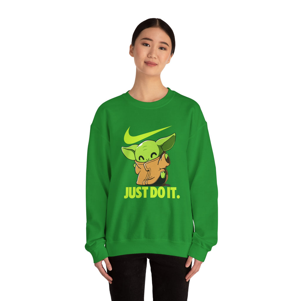 Neon Swoosh Just Do It Graphic Sweatshirt