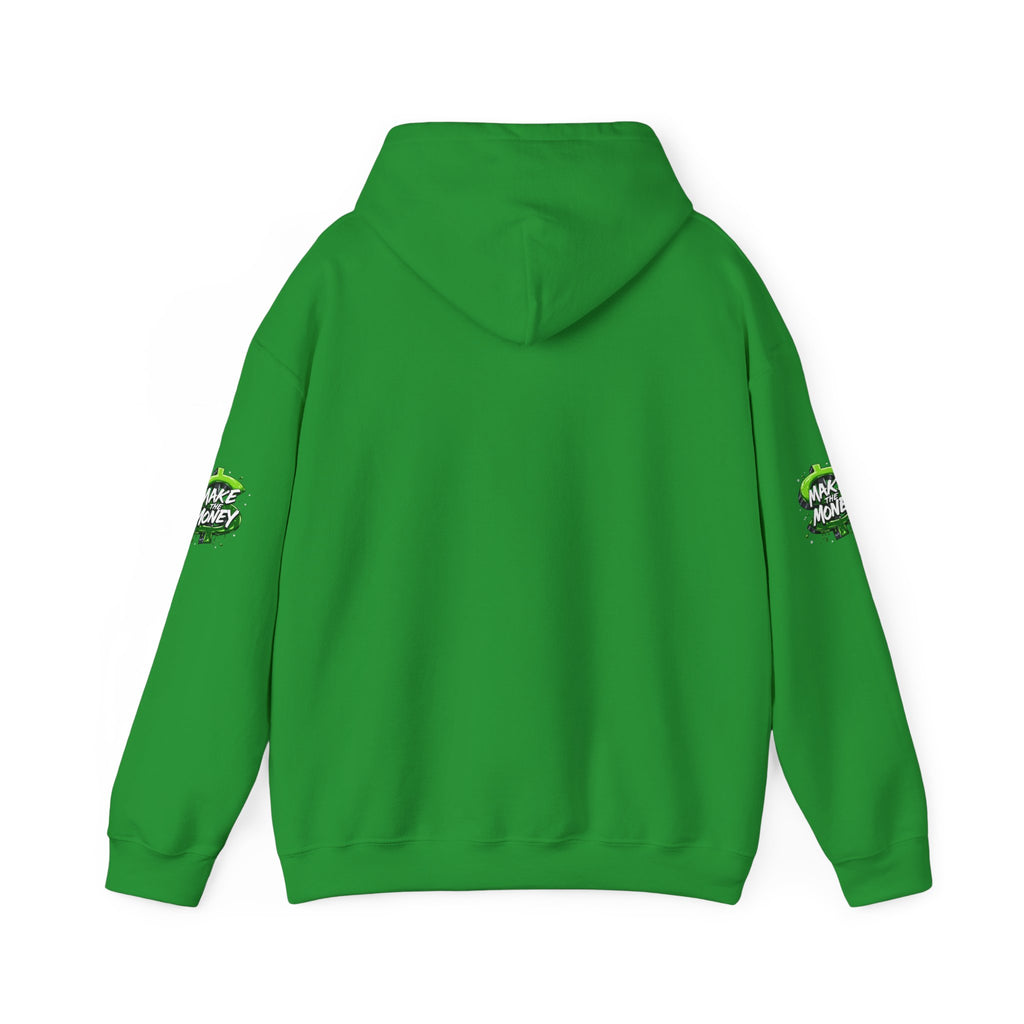 Trench Baby Character Hoodie | Cartoon Baby with Stacks and Money Bag