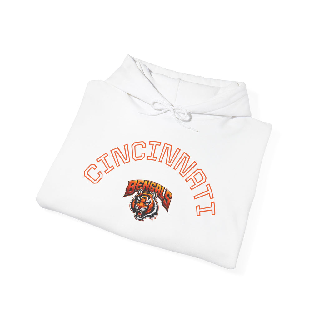 Cincinnati Bengals Hoodie — Vintage Tiger Logo Pullover