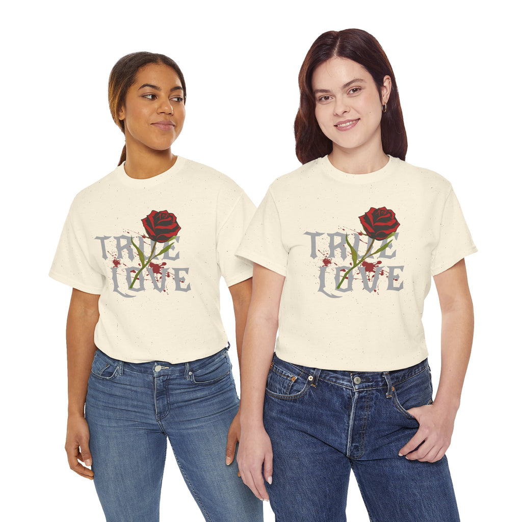 True Love Rose T-Shirt — Gothic Romance Graphic Tee