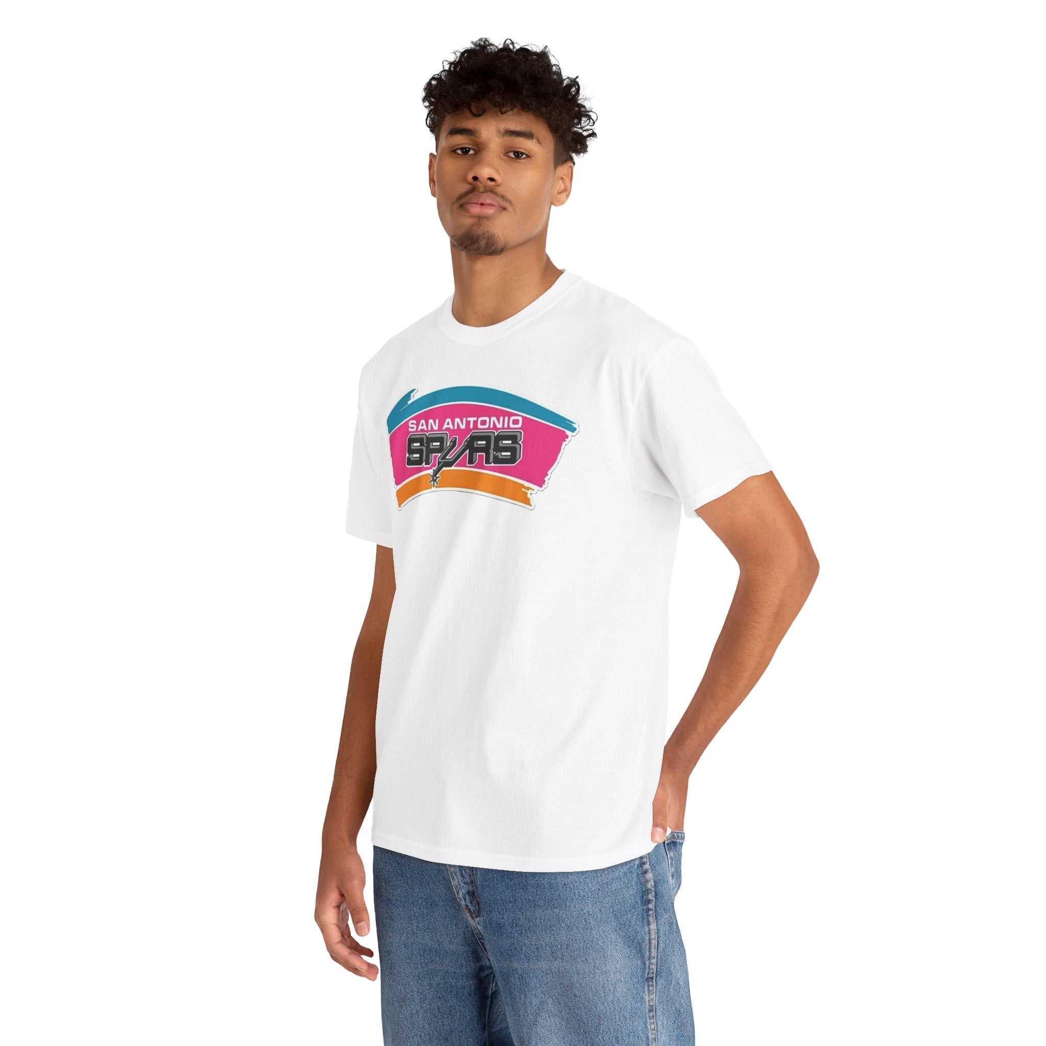 San Antonio Retro Basketball Fan T‑Shirt
