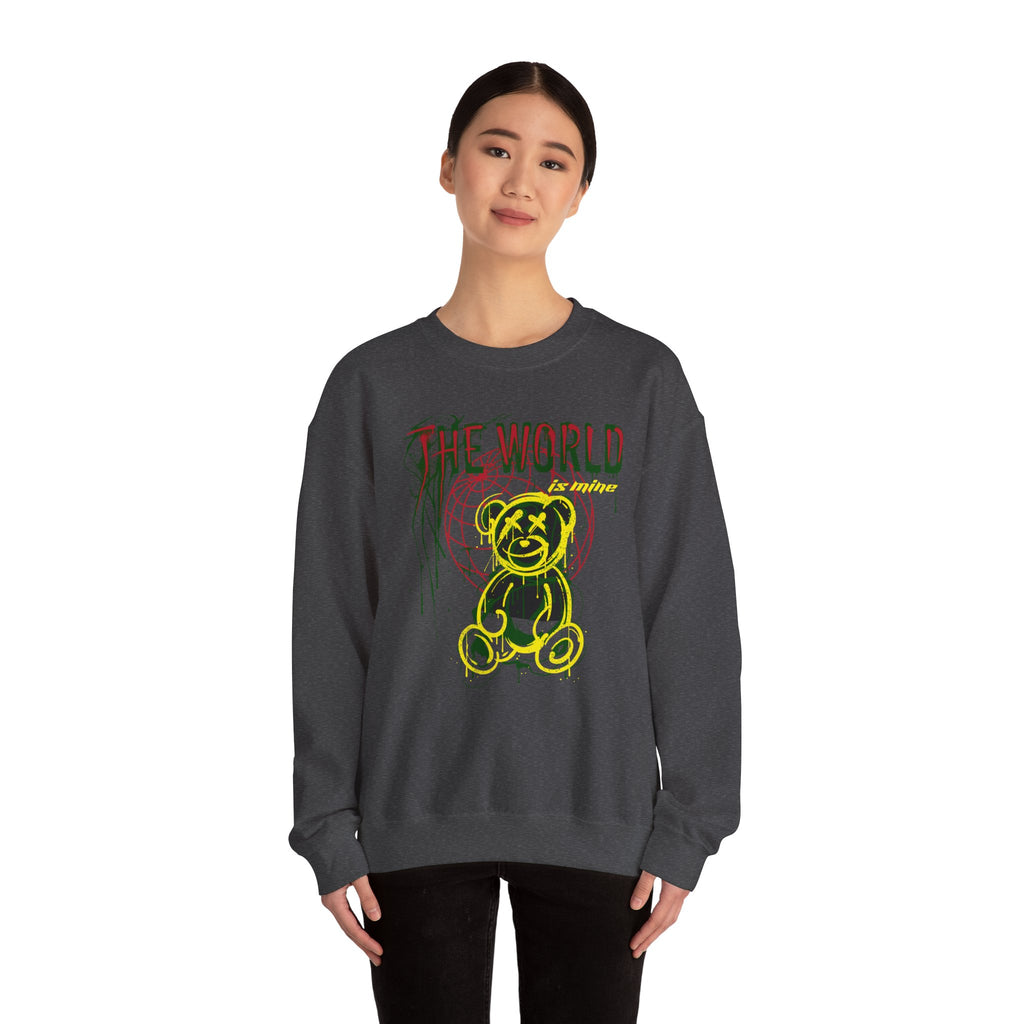 The World Is Mine Teddy Crewneck Sweatshirt