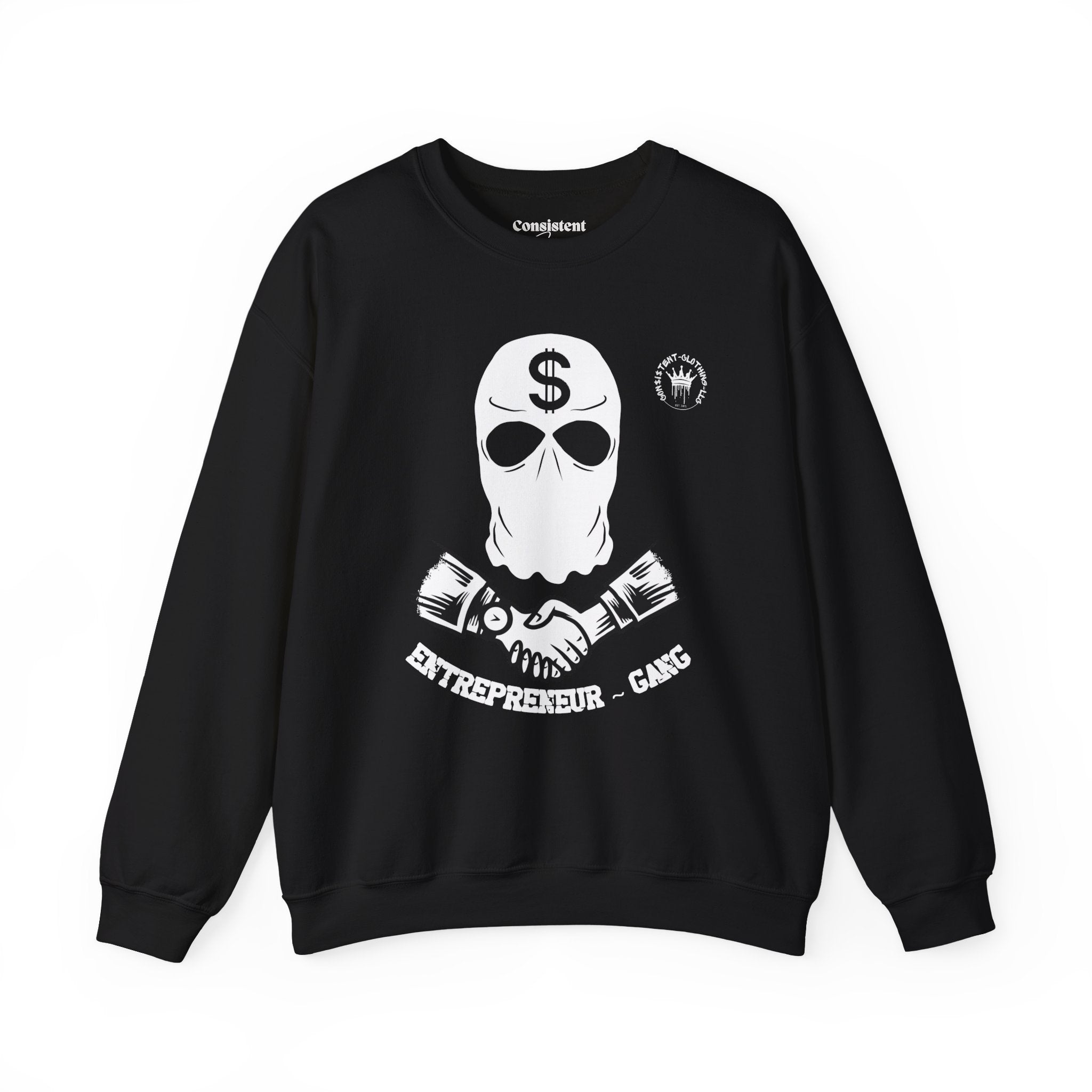 Entrepreneur Gang Crewneck Sweatshirt| Money Skull