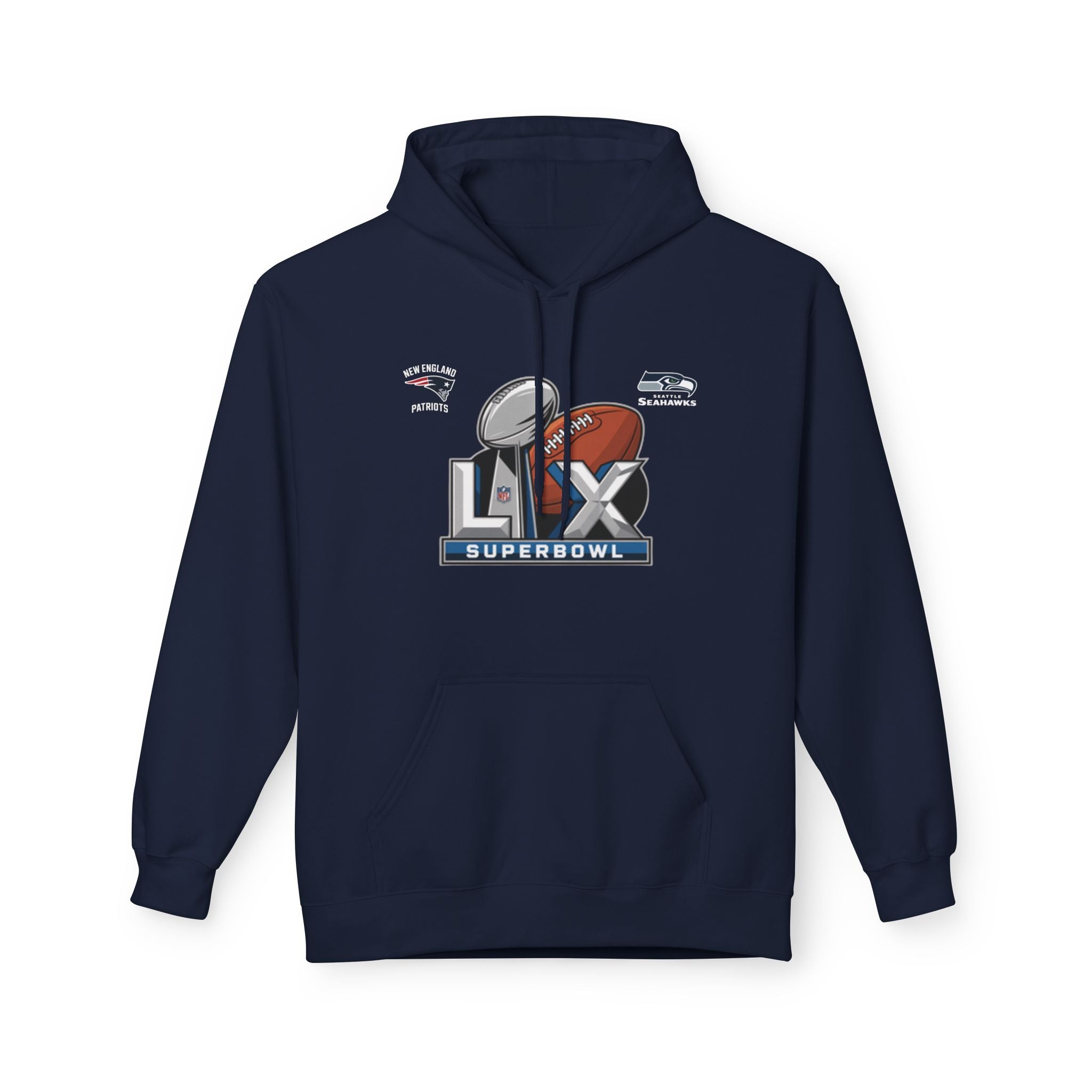 Super Bowl LX Logo Hoodie | Football Championship Pullover