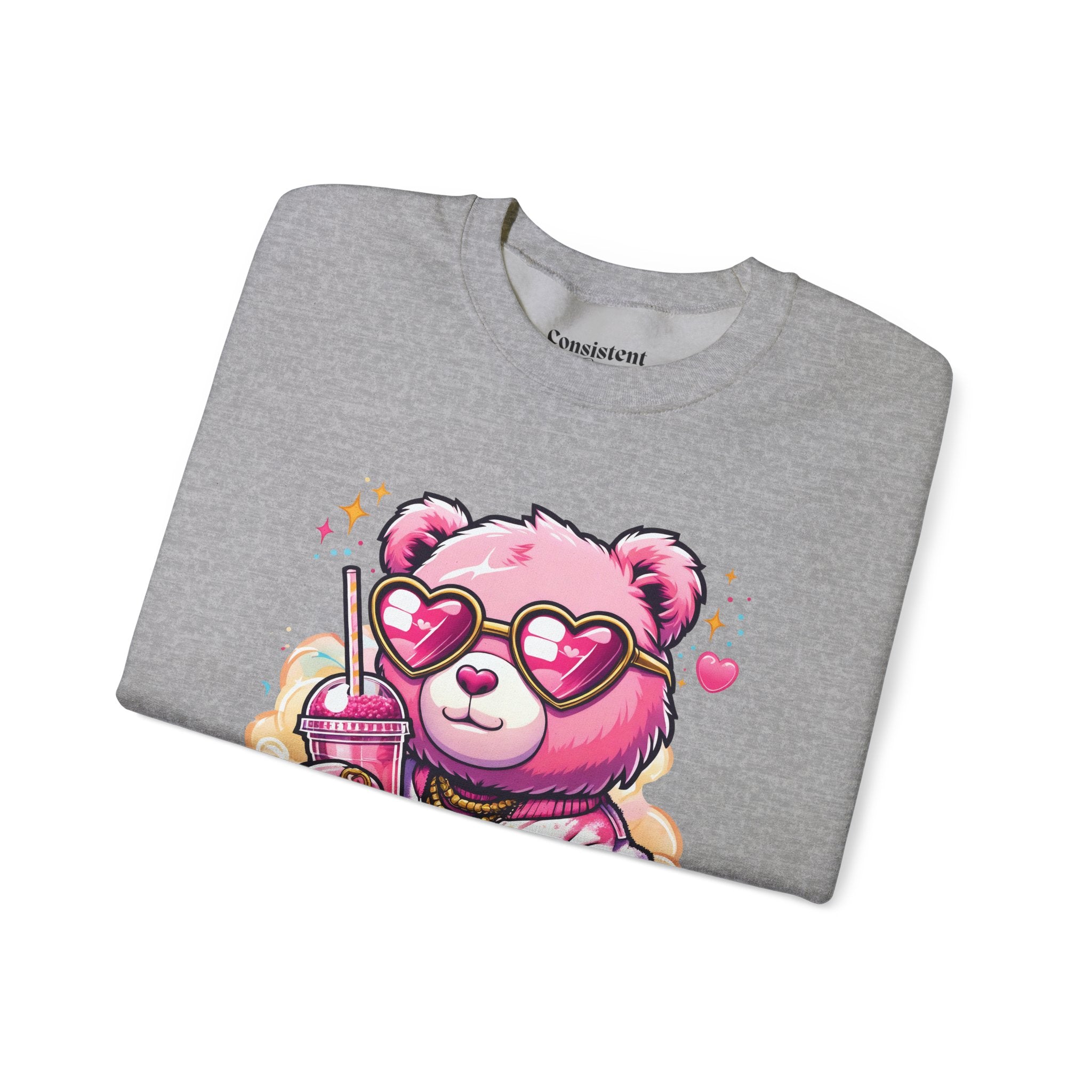 Pink Bear Sweet Swag Sweatshirt | Cute Graphic