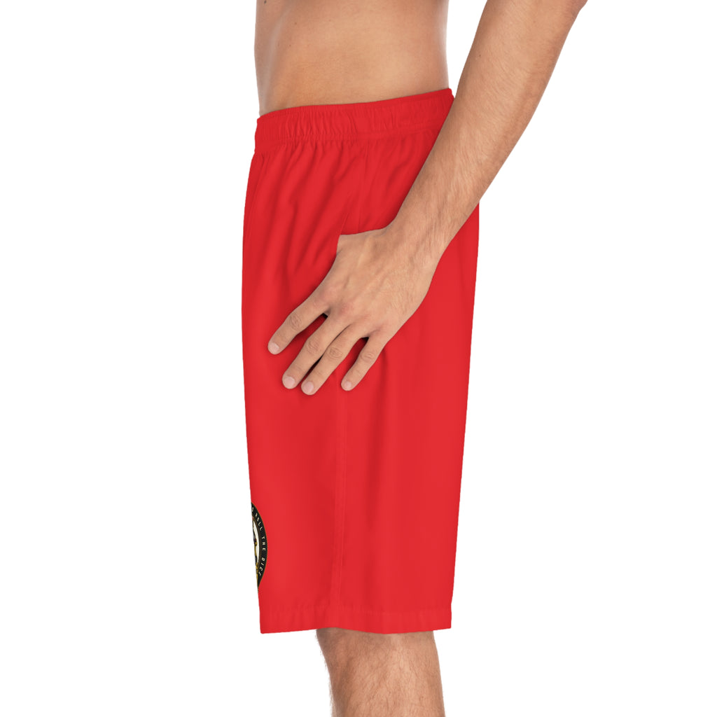 Ace of Spades Men’s Board Shorts - Red