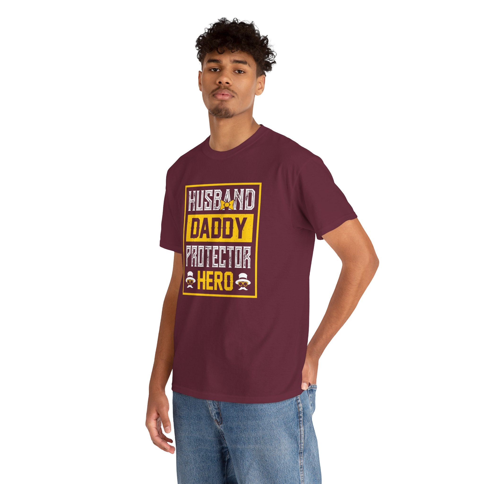 Husband Daddy Protector Hero Tee – Father’s Day Gift Shirt