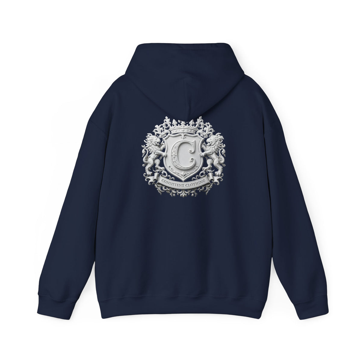 Consistent Clothing Crest Hoodie — Vintage Collegiate Logo Pullover