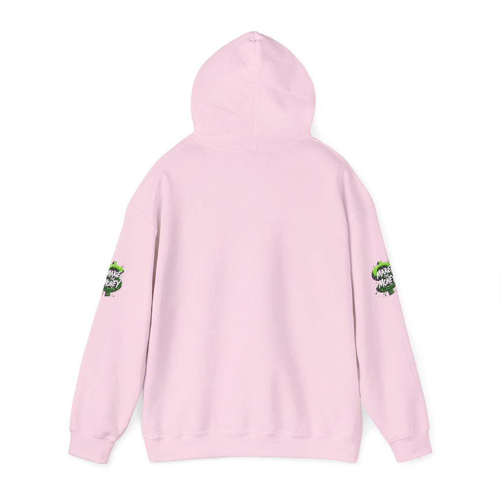 Trench Baby Character Hoodie | Cartoon Baby with Stacks and Money Bag