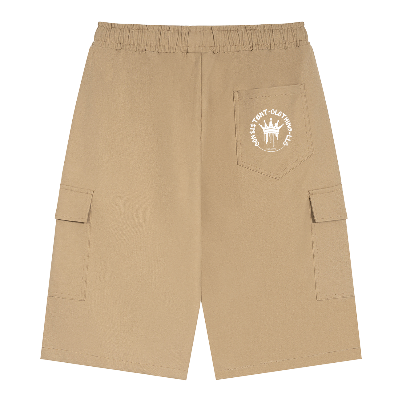 Consistent Clothing Unisex Drawstring Cargo Shorts