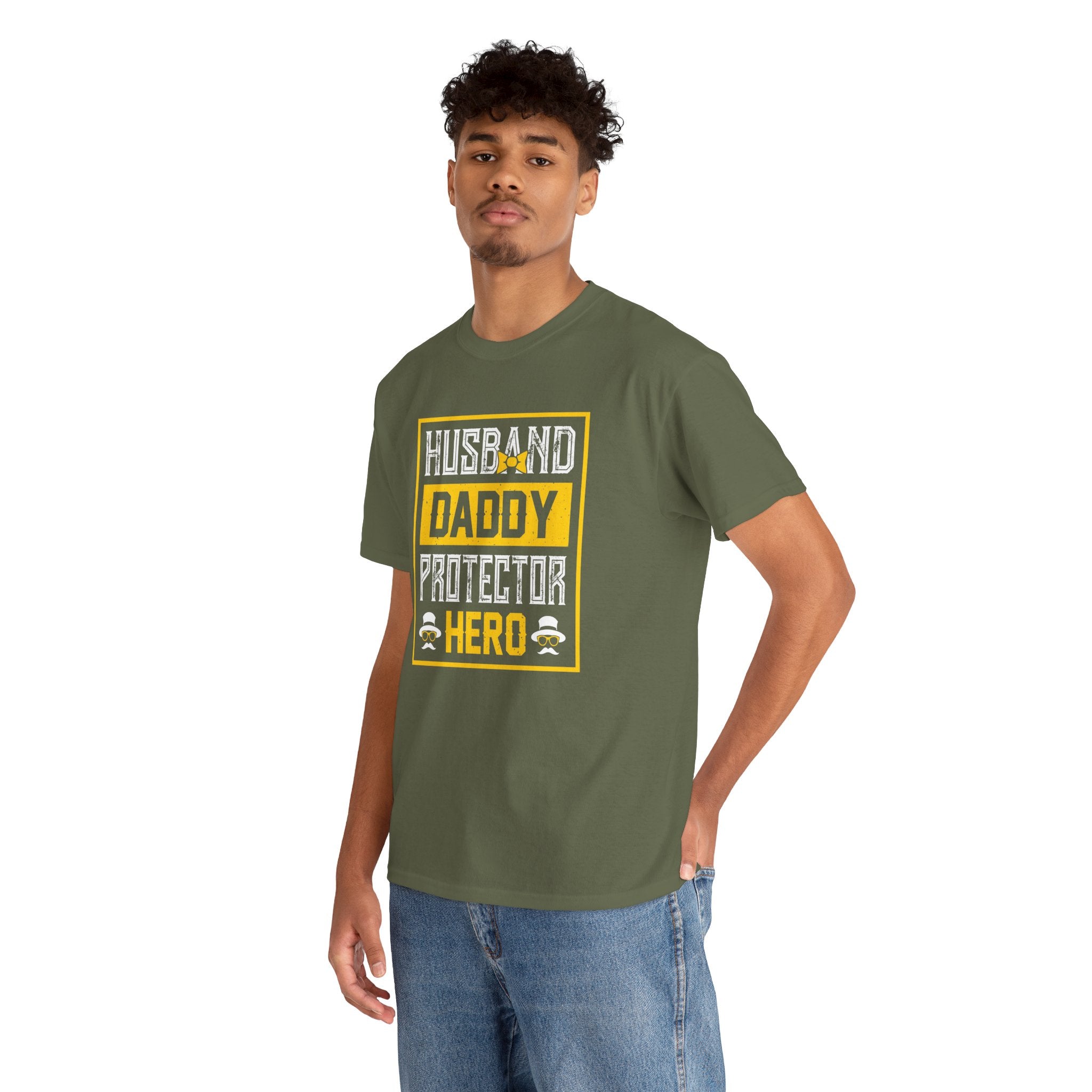 Husband Daddy Protector Hero Tee – Father’s Day Gift Shirt