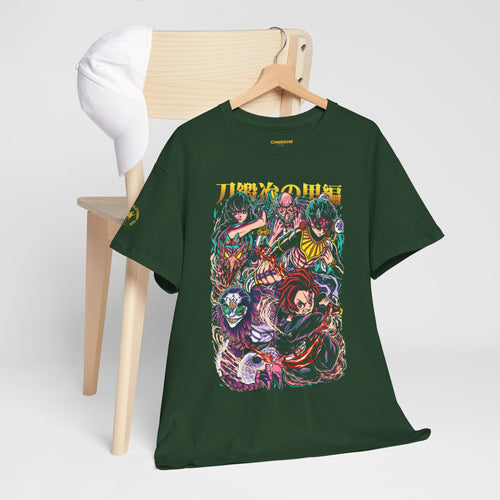 Anime Character Collage T-Shirt — Vibrant Manga Villains & Heroes Graphic Tee