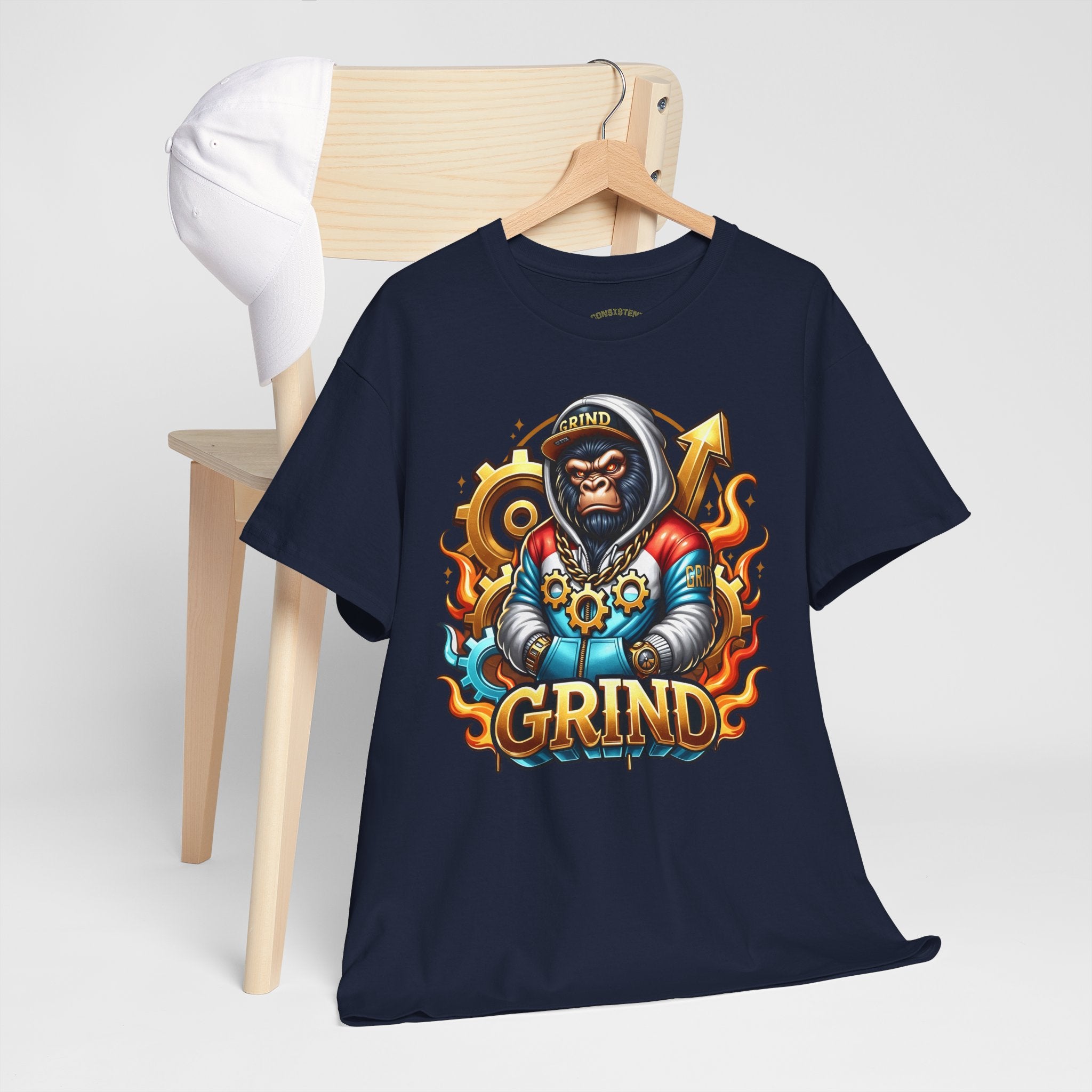 Grind Gorilla Tee — Motivational Streetwear T‑Shirt