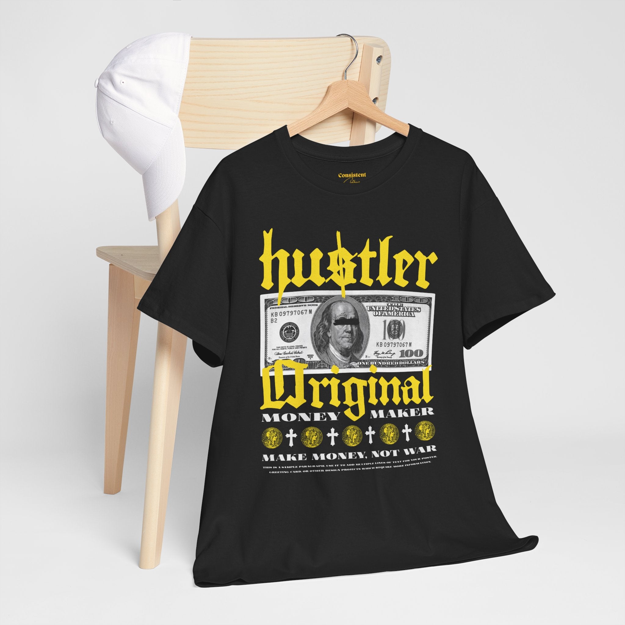 Hustler Original Money Maker Tee — Graphic Streetwear Shirt