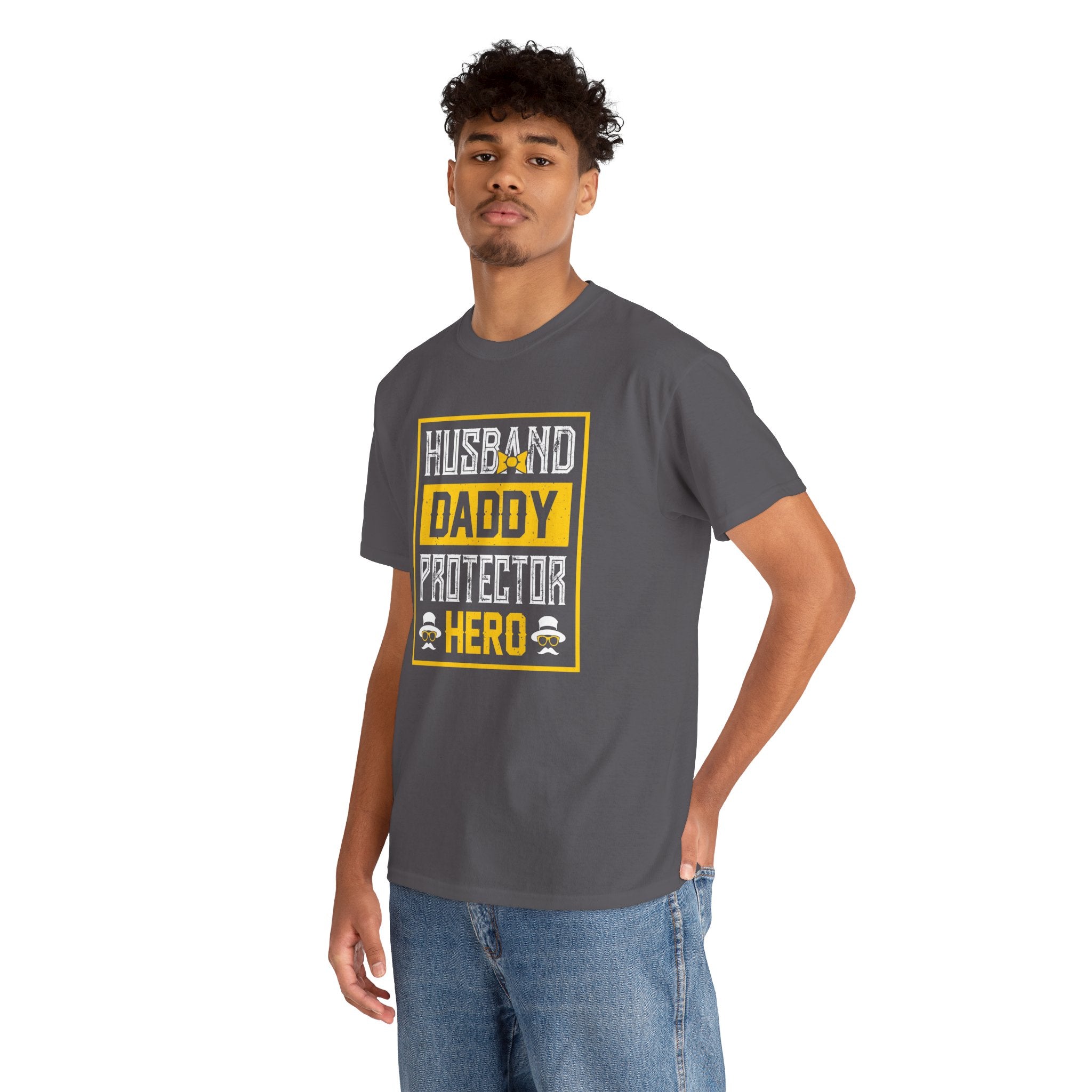 Husband Daddy Protector Hero Tee – Father’s Day Gift Shirt