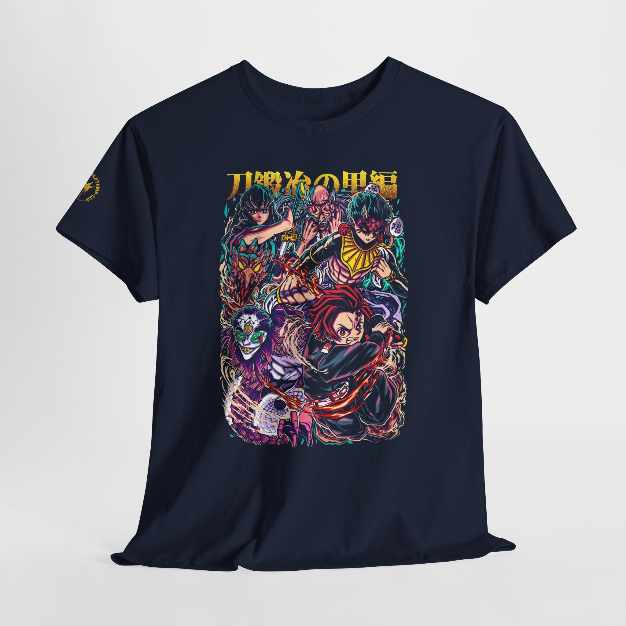 Anime Character Collage T-Shirt — Vibrant Manga Villains & Heroes Graphic Tee