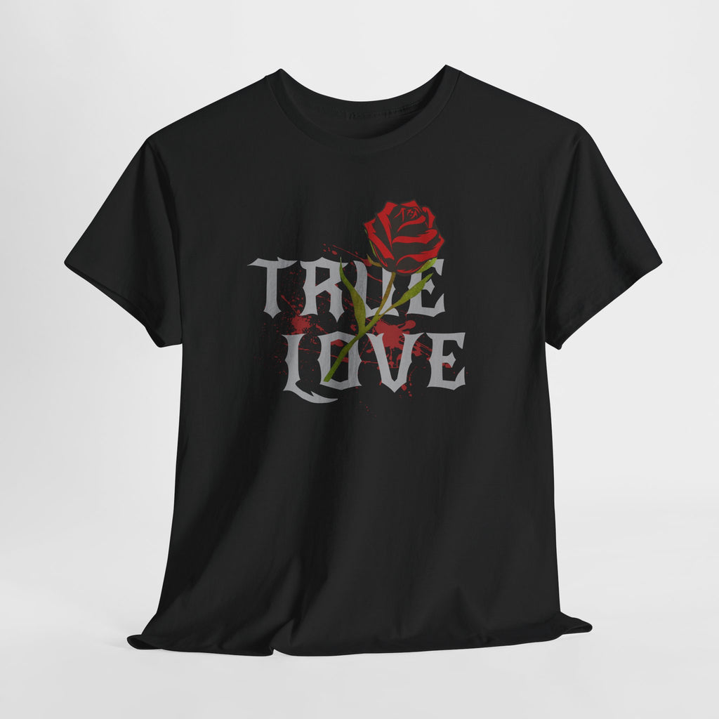 True Love Rose T-Shirt — Gothic Romance Graphic Tee