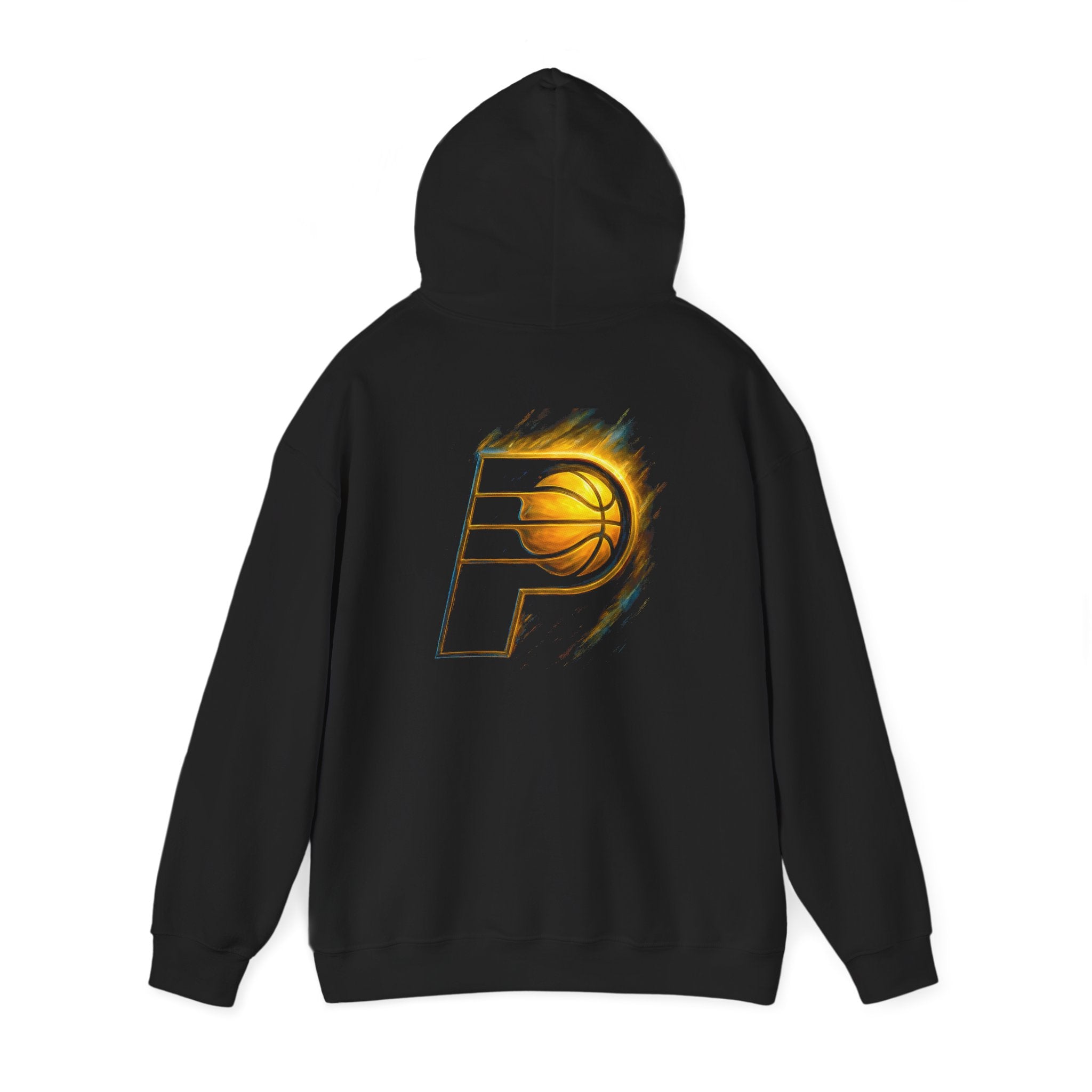Indiana Pacers Basketball Hoodie | Swirling Ball Logo