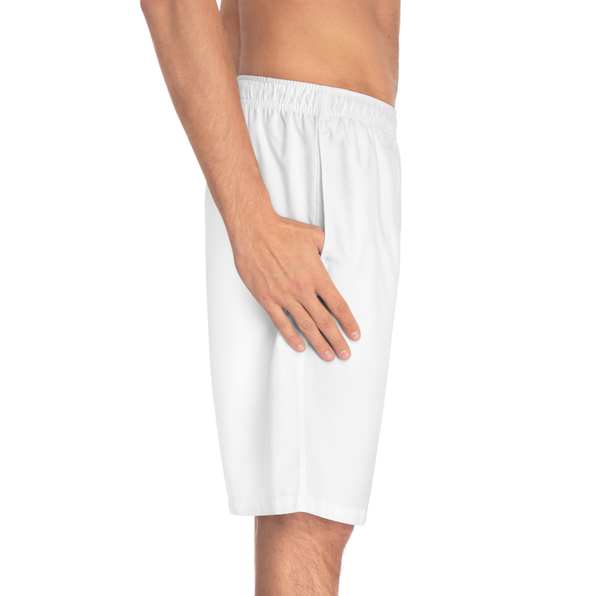 Ace of Spades Men’s Board Shorts - Small Poker Knight Graphic
