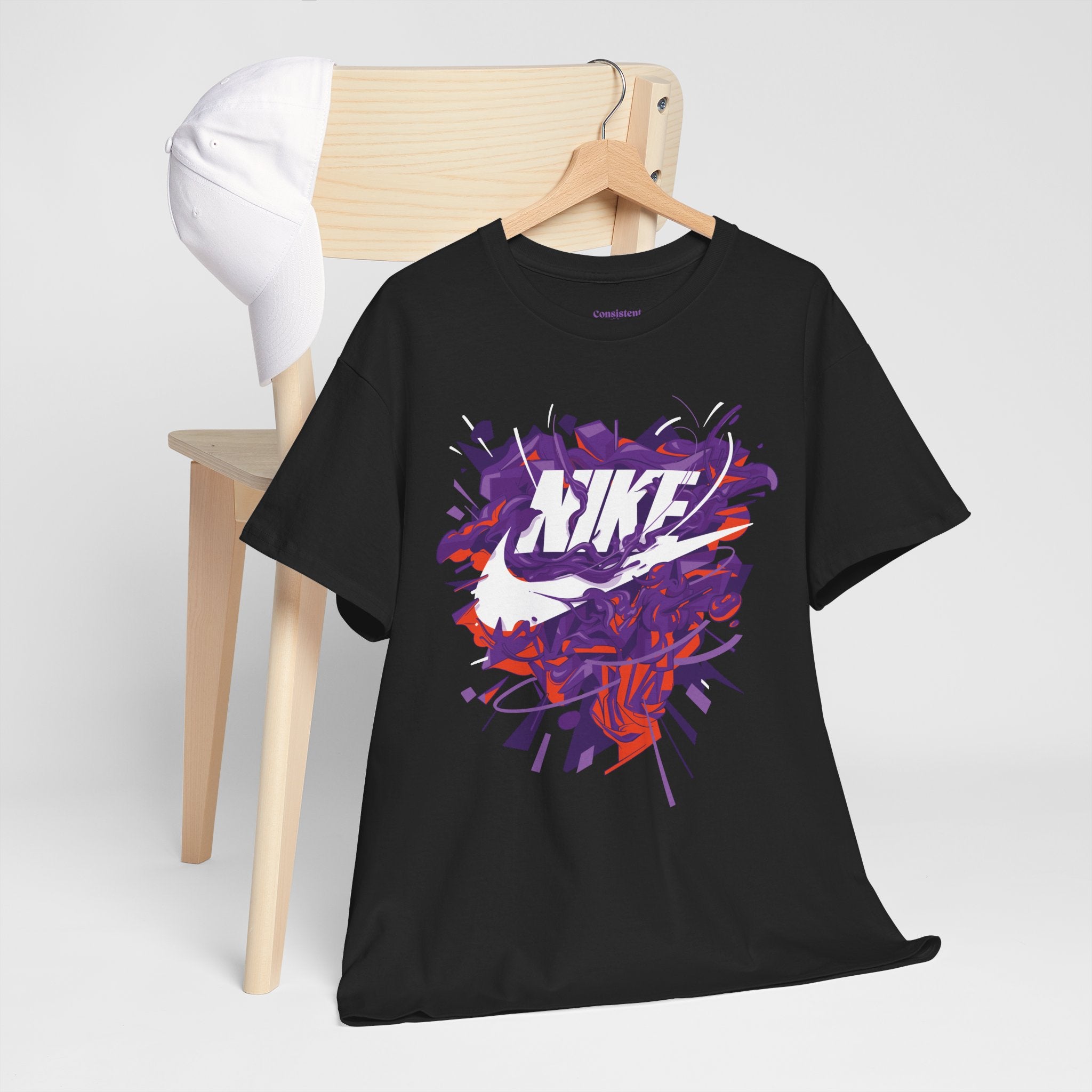 Graphic Tee-Nike Swoosh Splash
