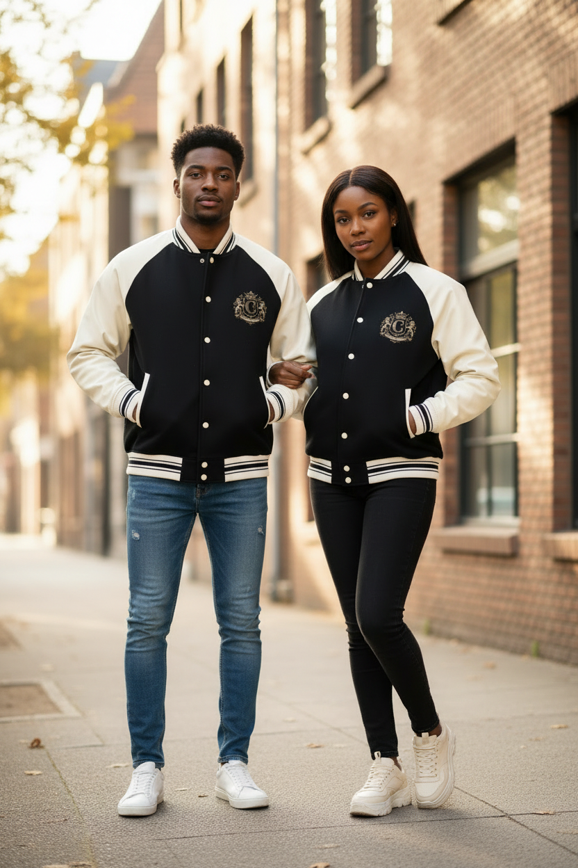 Consistent Clothing Raglan Sleeve Baseball Jacket