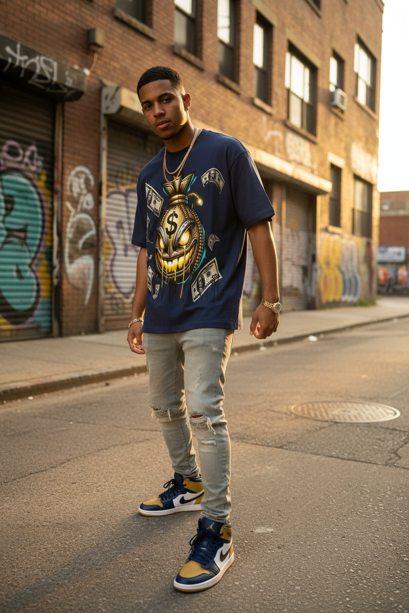 Money Bag Cotton T-Shirt