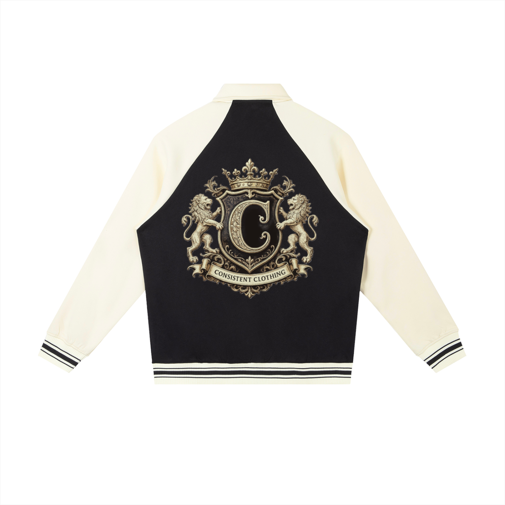 Consistent Clothing Raglan Sleeve Baseball Jacket