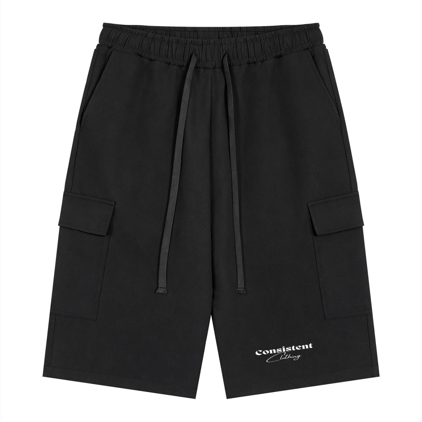 Consistent Clothing Unisex Drawstring Cargo Shorts