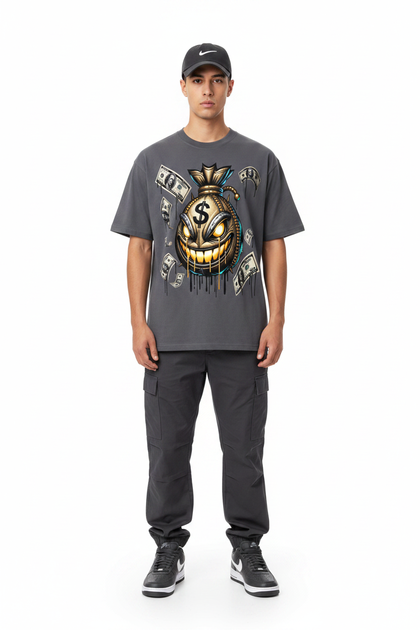 Money Bag Cotton T-Shirt