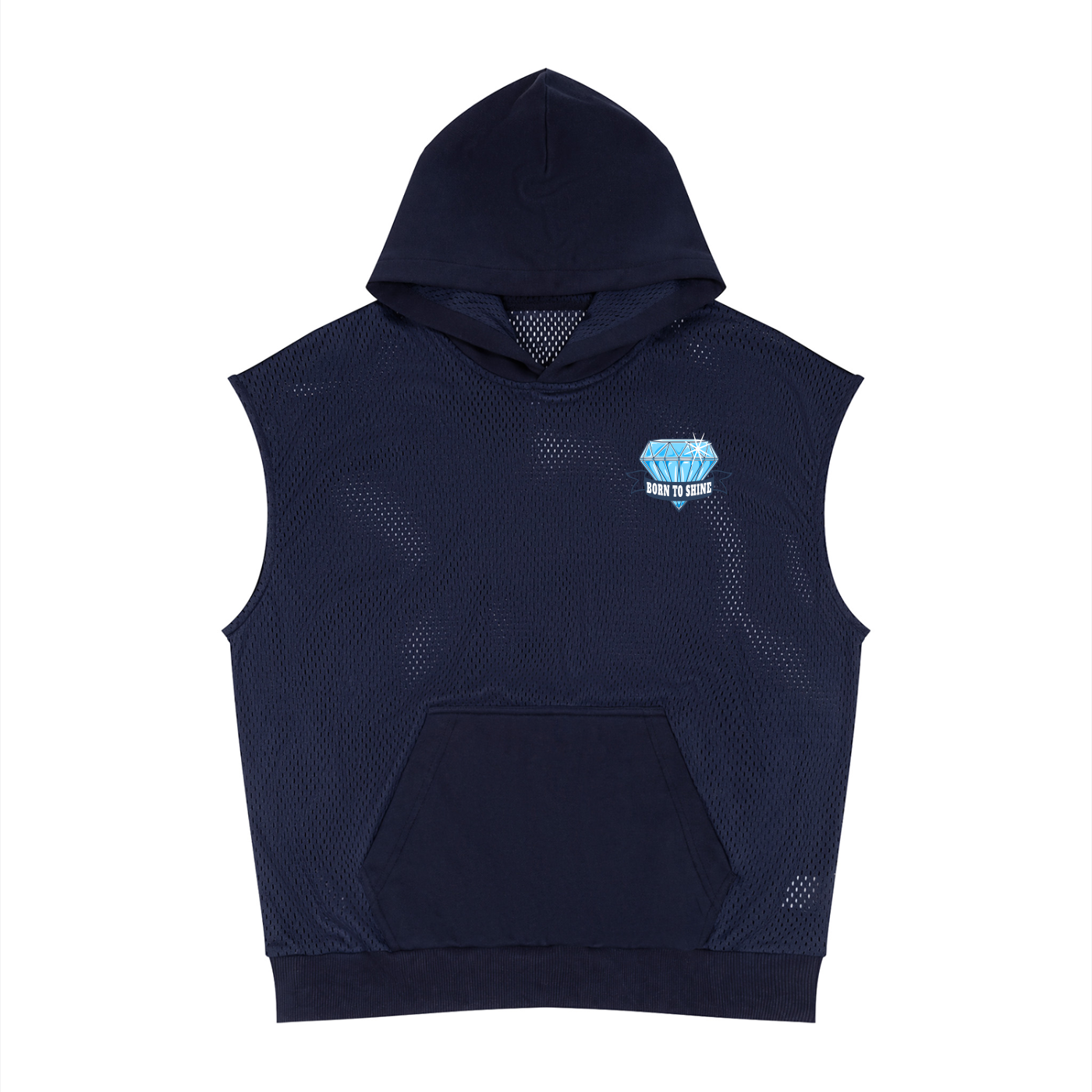 Born To Shine - Unisex Mesh Sleeveless Hoodie